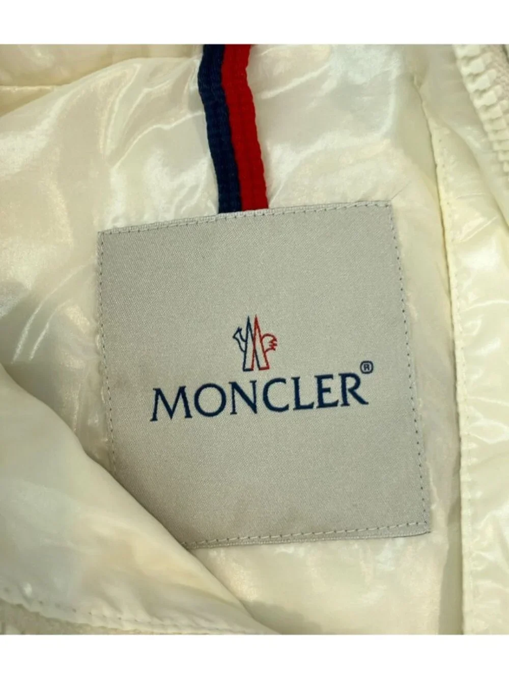 Moncler Down Vest Zip Up Logo Patch Ghany Kids